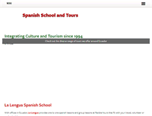 Tablet Screenshot of la-lengua.com